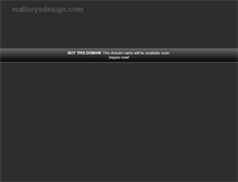Tablet Screenshot of mallorysdesign.com